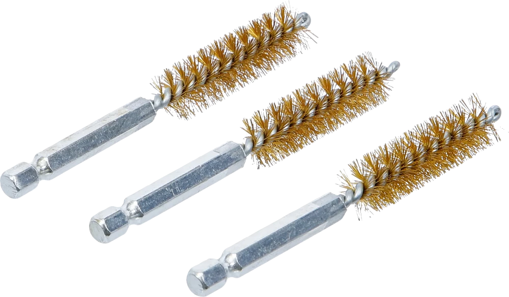 Sárgarézkefe | 13 mm | 6,3 mm (1/4") | 3 darabos