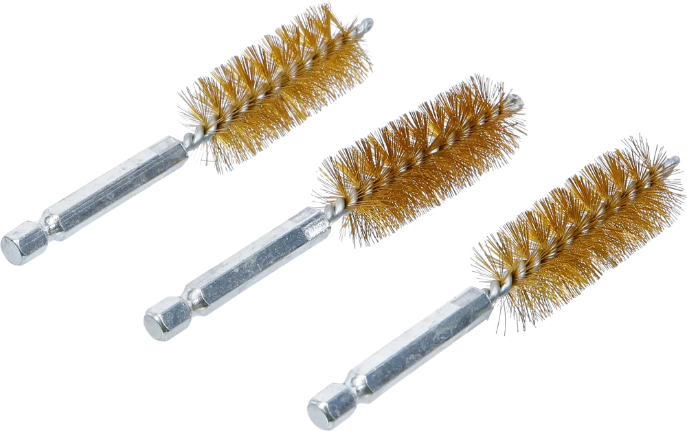 Sárgarézkefe | 19 mm | 6,3 mm (1/4") | 3 darabos
