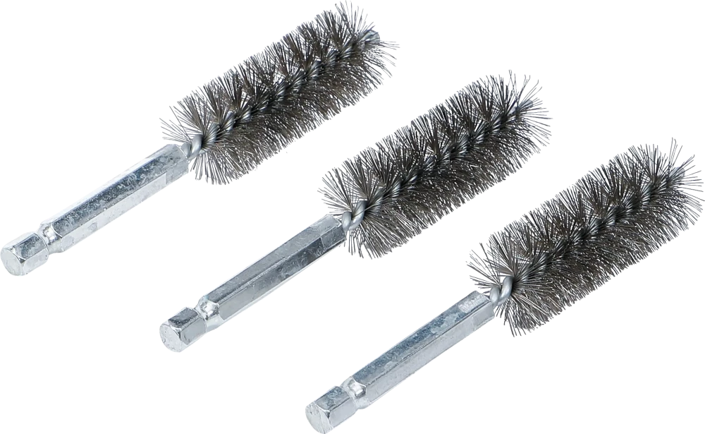 Acélkefe | 19 mm | 6,3 mm (1/4") | 3 darabos