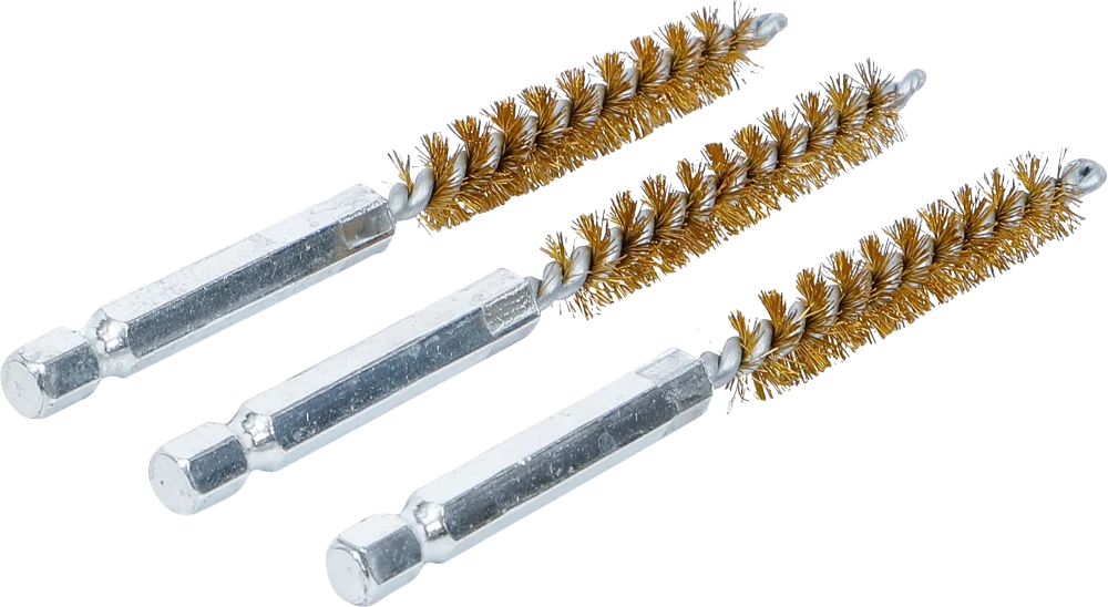 Sárgarézkefe | 9 mm | 6,3 mm (1/4") | 3 darabos