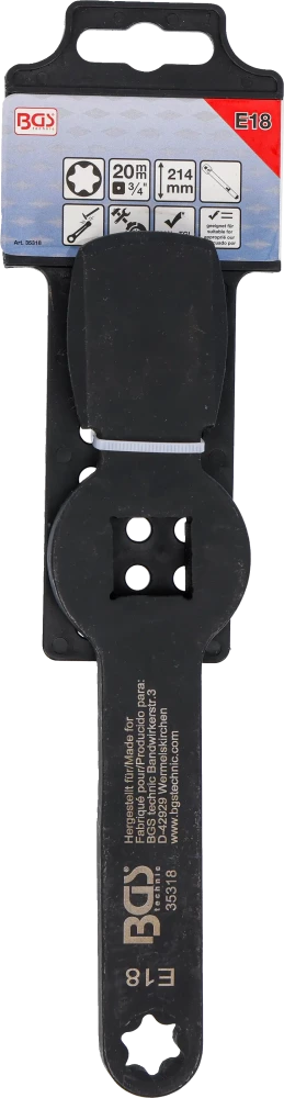 Nyomatékimpulzusos csillagkulcs | E-profil (Torx) | 2 ütőfelülettel | E18
