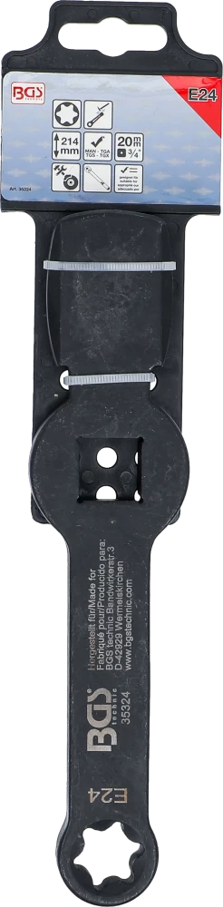 Nyomatékimpulzusos csillagkulcs | E-profil (Torx) | 2 ütőfelülettel | E24