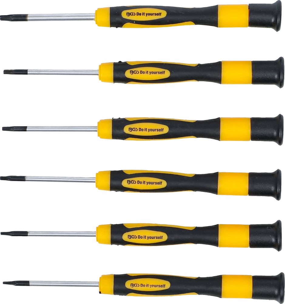 Műszerész csavarhúzó készlet | T-profil (Torx) | 6 darabos