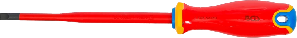 VDE csavarhúzó | extra vékony hegy | lapos 6,5 mm