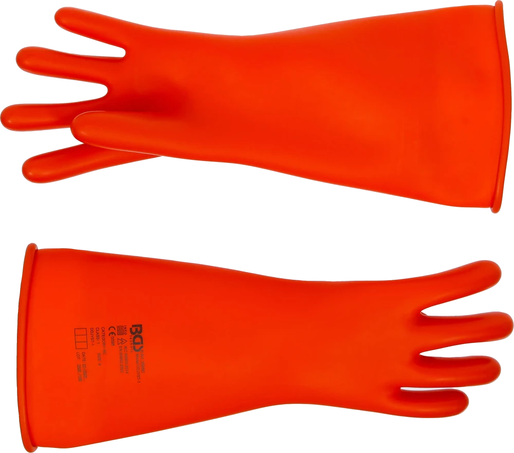 Villanyszerelő védőkesztyű | természetes latex szigetelő védelemmel | Méret 9 (L)