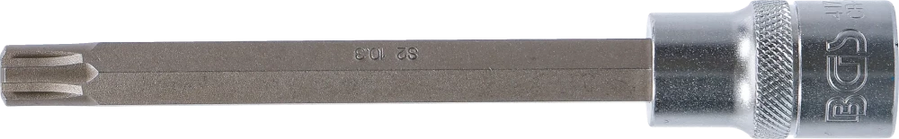Behajtófej | Hossz 140 mm | 12,5 mm (1/2") | Ékprofil (RIBE) M10,3