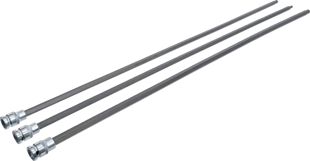 Behajtófej-készlet | Hossz 800 mm | négyszögletű 12,5 mm (1/2") | belső fogazású (XZN) | VAG | 3 darabos