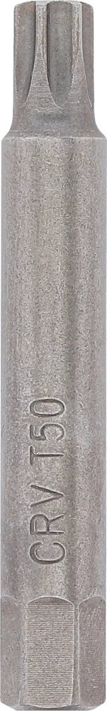Behajtófej | Hossz 75 mm | Külső hatszögletű 10 mm (3/8") | T-profil (Torx) T50