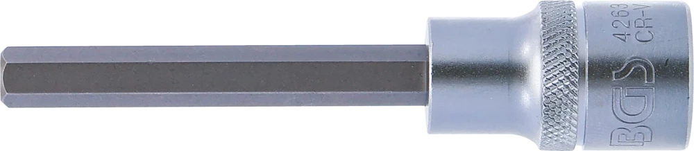 Behajtófej | Hossz 100 mm | 12,5 mm (1/2") | Belső hatszögletű 8 mm