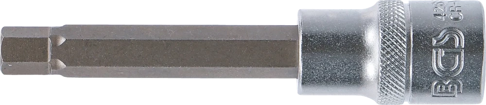 Behajtófej | Hossz 100 mm | 12,5 mm (1/2") | Belső hatszögletű 9 mm