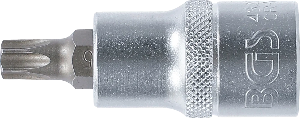 Behajtófej | 12,5 mm (1/2") | T-profil (Torx) T45 furattal