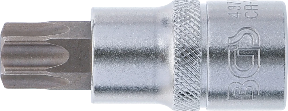 Behajtófej | 12,5 mm (1/2") | T-profil (Torx) T60 furattal
