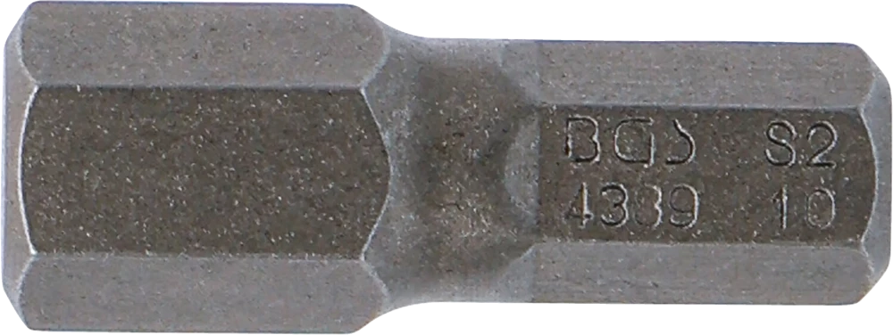 Behajtófej | Hossz 30 mm | Külső hatszögletű 8 mm (5/16") | Belső hatszögletű 10 mm