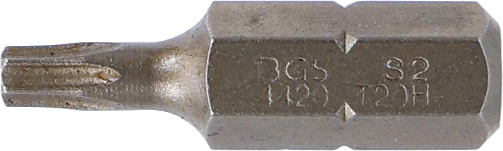 Behajtófej | Hossz 30 mm | Külső hatszögletű 8 mm (5/16") | T-profil (Torx) T20 furattal
