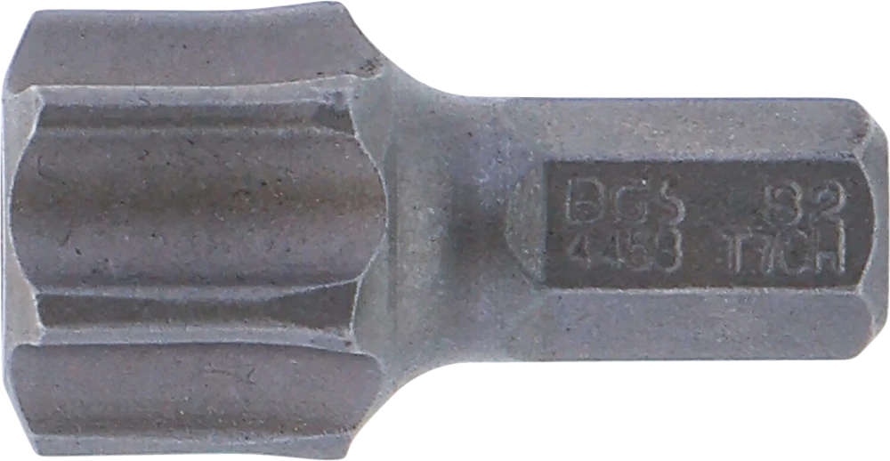 Behajtófej | Hossz 30 mm | Külső hatszögletű 8 mm (5/16") | T-profil (Torx) T70 furattal