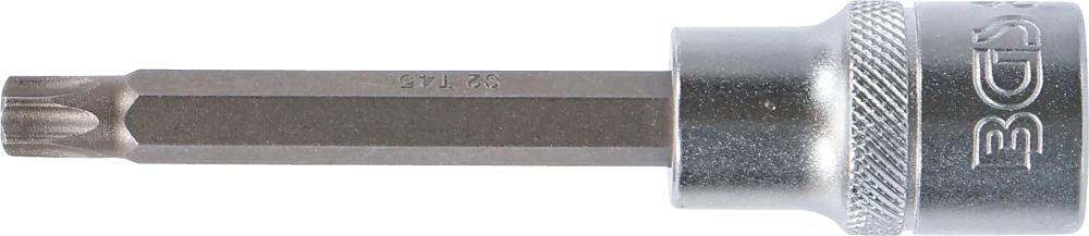Behajtófej | Hossz 100 mm | 12,5 mm (1/2") | T-profil (Torx) T45