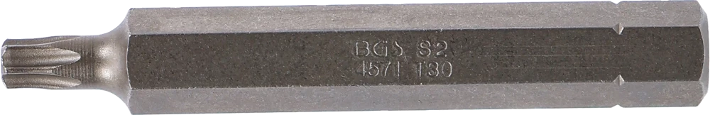Behajtófej | Hossz 75 mm | Külső hatszögletű 10 mm (3/8") | T-profil (Torx) T30