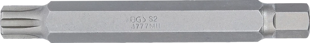 Behajtófej | Hossz 100 mm | Külső hatszögletű 10 mm (3/8") | Ékprofil (RIBE) M11