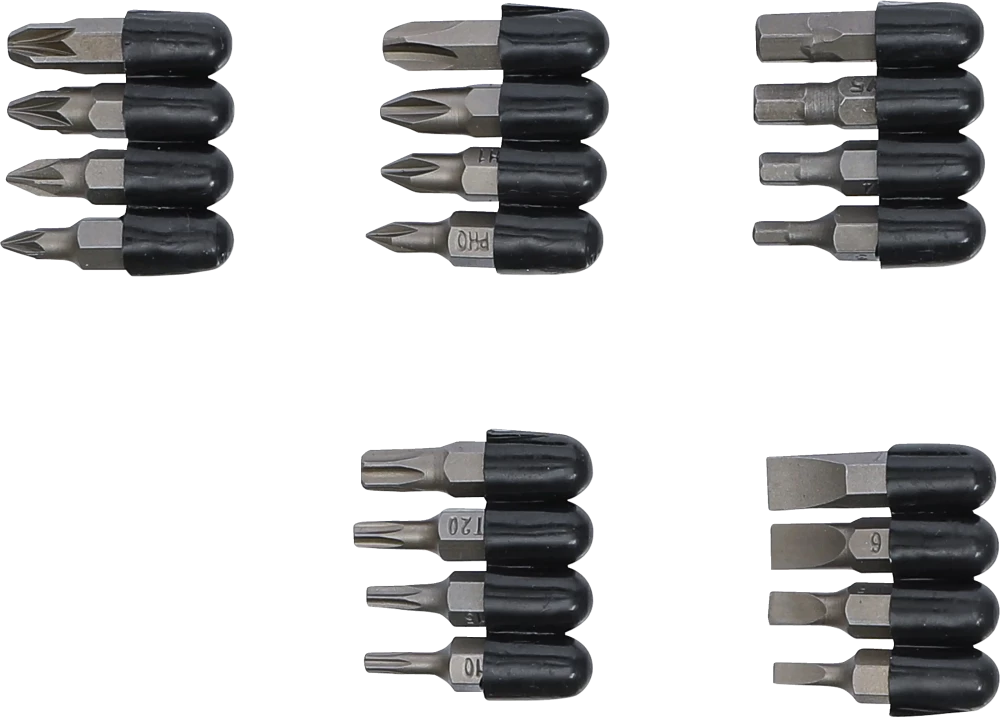 Behajtófej készlet | külső hatszögletű 6,3 mm (1/4") | 20 darabos