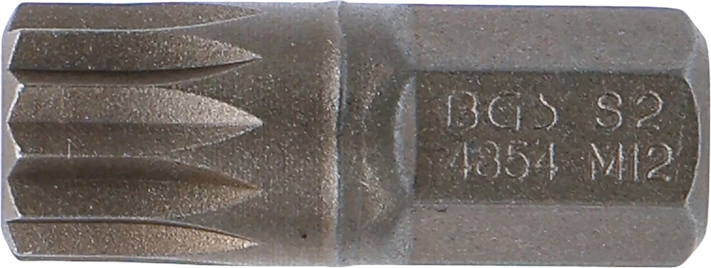 Behajtófej | Hossz 30 mm | Külső hatszögletű 10 mm (3/8") | (XZN) M12