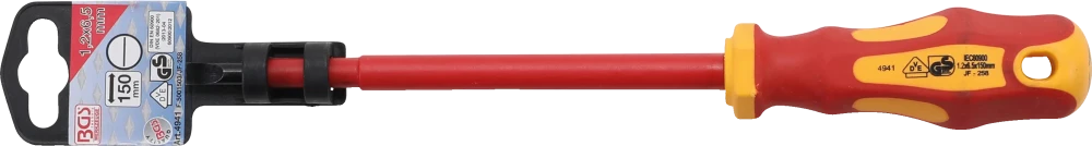 VDE csavarhúzó | Lapos 6,5 mm | Pengehossz 150 mm