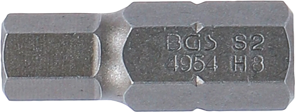 Behajtófej | Hossz 30 mm | Külső hatszögletű 10 mm (3/8") | Belső hatszögletű 8 mm