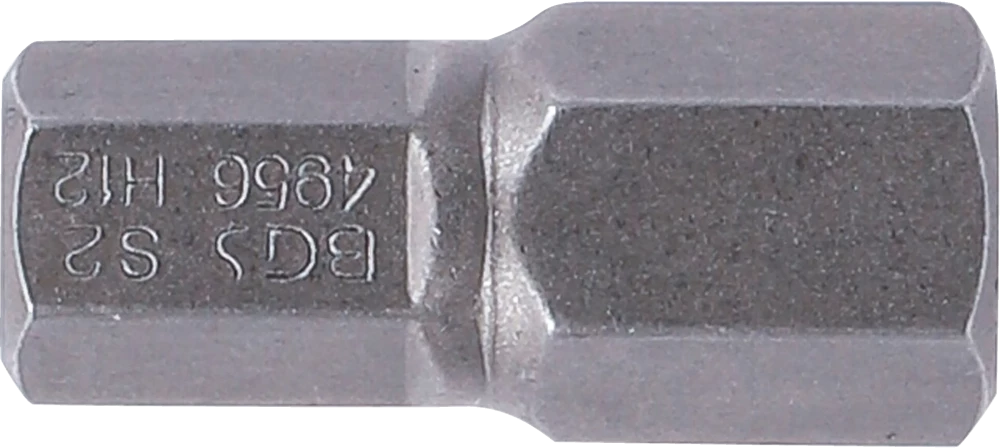 Behajtófej | Hossz 30 mm | Külső hatszögletű 10 mm (3/8") | Belső hatszögletű 12 mm