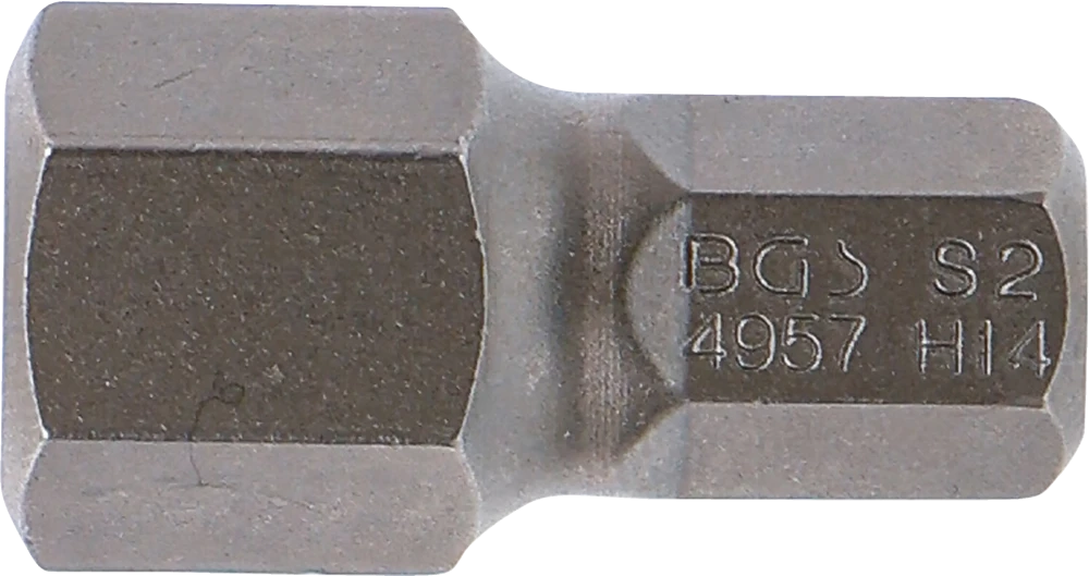 Behajtófej | Hossz 30 mm | Külső hatszögletű 10 mm (3/8") | Belső hatszögletű 14 mm