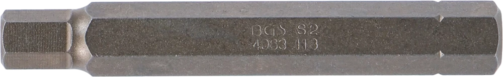 Behajtófej | Hossz 75 mm | Külső hatszögletű 10 mm (3/8") | Belső hatszögletű 8 mm