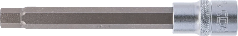 Behajtófej | Hossz 140 mm | 12,5 mm (1/2") | Belső hatszögletű 11 mm