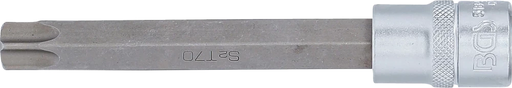 Behajtófej | Hossz 140 mm | 12,5 mm (1/2") | T-profil (Torx) T70