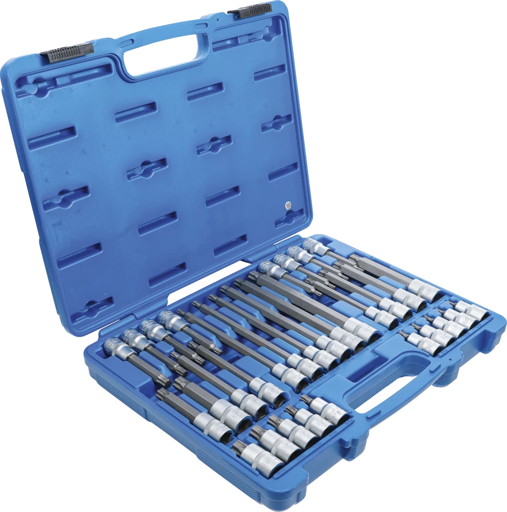 Behajtófej-készlet | 12,5 mm (1/2") | TP-profil (Torx Plus) TP20 - TP70 | 32 darabos