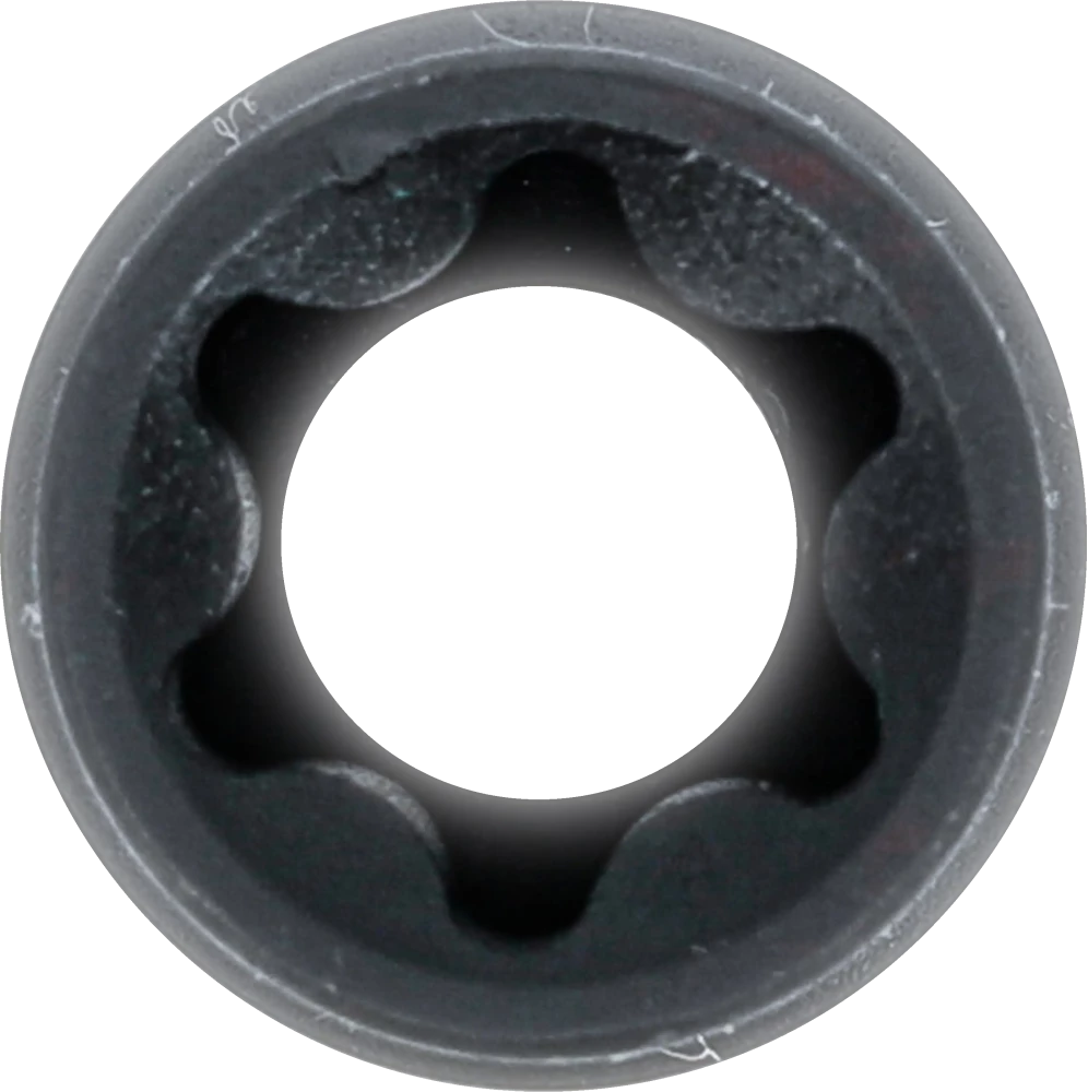 Levegős dugókulcs E-profil, mély | 12,5 mm (1/2") | E18
