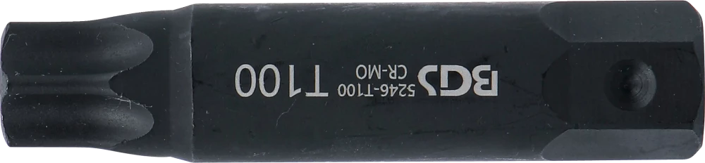 Behajtófej | Hossz 100 mm | Külső hatszögletű 22 mm | T-profil (Torx) T100