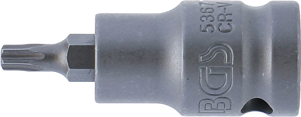 Levegős dugókulcs | Hossz 55 mm | 12,5 mm (1/2") | T-profil (Torx) T27
