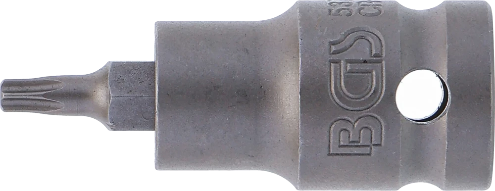 Levegős dugókulcs | Hossz 55 mm | 12,5 mm (1/2") | T-profil (Torx) T25
