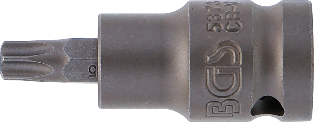 Levegős dugókulcs | Hossz 55 mm | 12,5 mm (1/2") | T-profil (Torx) T45