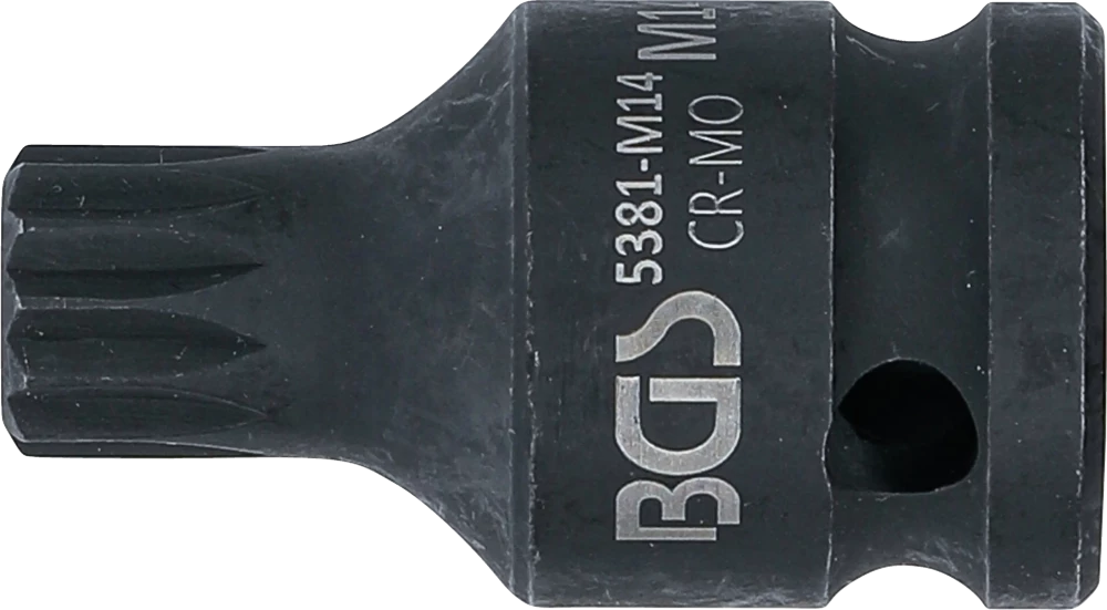Levegős dugókulcs | Hossz 43 mm | 12,5 mm (1/2") | (XZN) M14