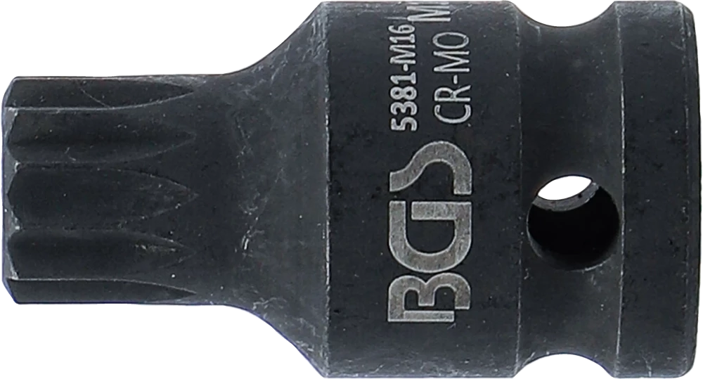Levegős dugókulcs | Hossz 43 mm | 12,5 mm (1/2") | (XZN) M16