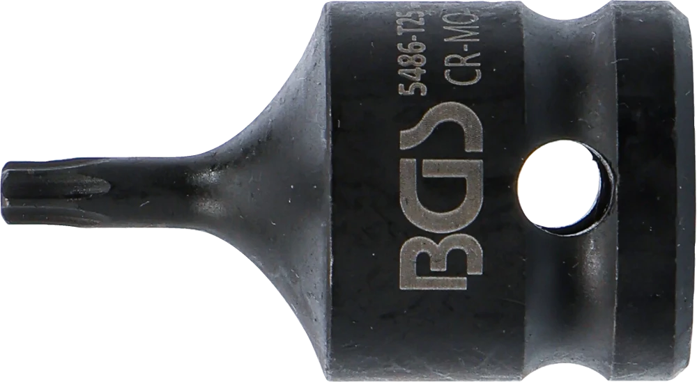 Levegős dugókulcs | Hossz 42 mm | 12,5 mm (1/2") | T-profil (Torx) T25