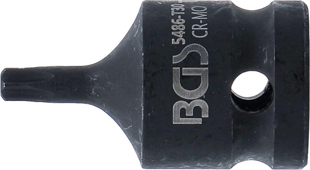 Levegős dugókulcs | Hossz 42 mm | 12,5 mm (1/2") | T-profil (Torx) T30