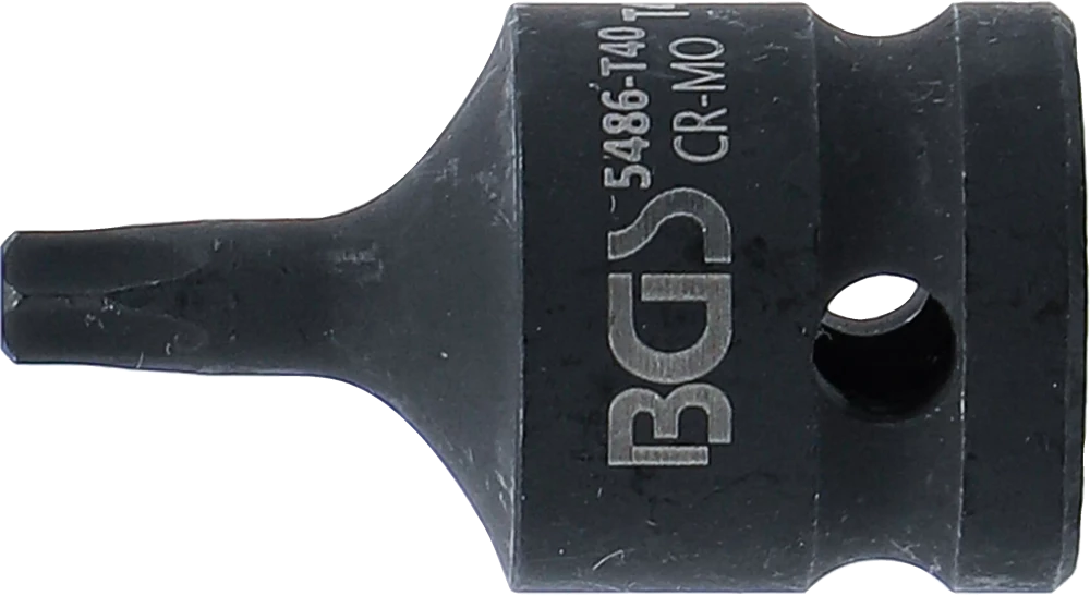Levegős dugókulcs | Hossz 42 mm | 12,5 mm (1/2") | T-profil (Torx) T40