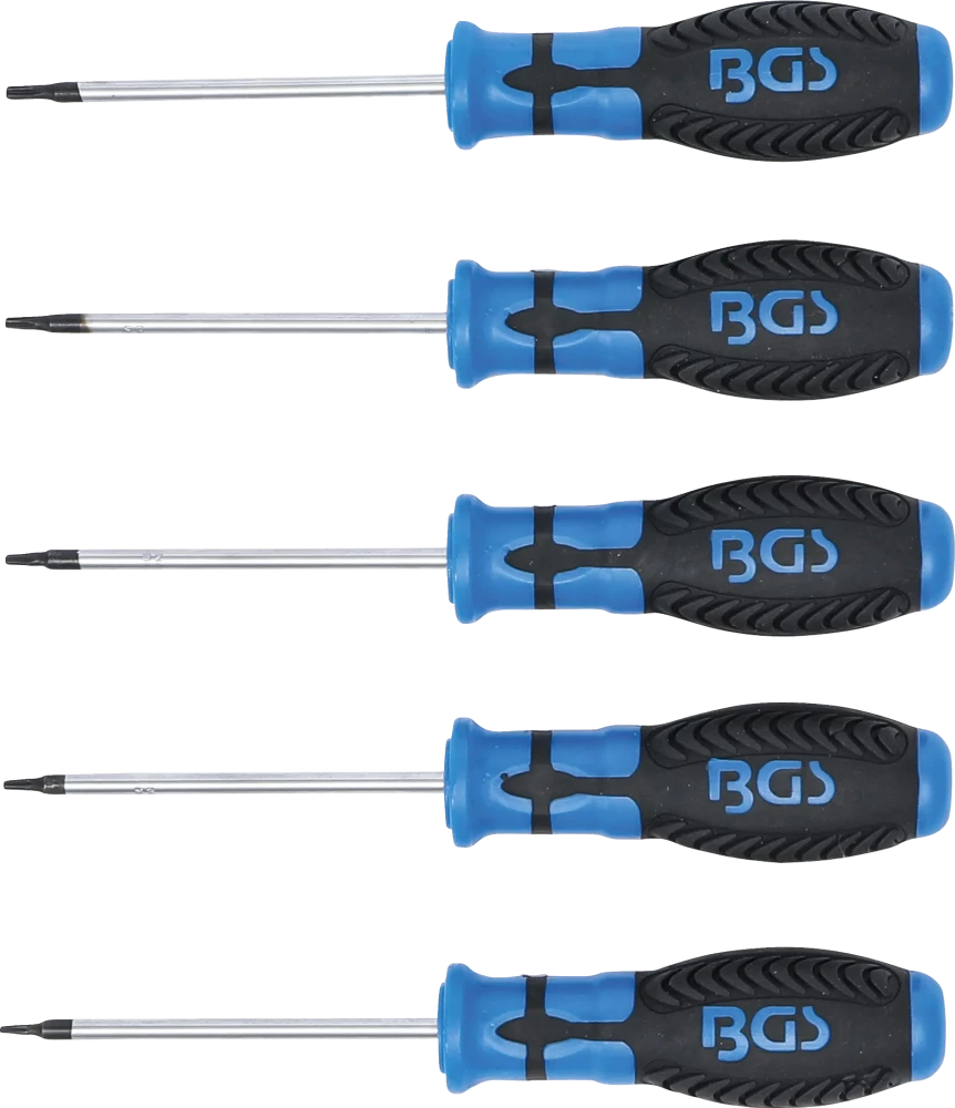 Csavarhúzó készlet | T-profil (Torx) | T6 - T10 | 5 darabos
