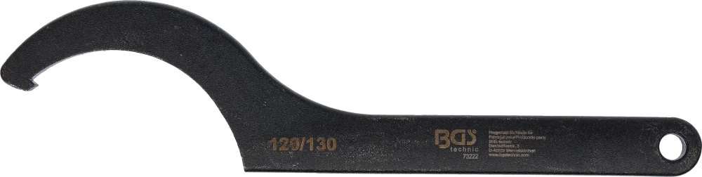 Horgas kulcs orral | 120 - 130 mm