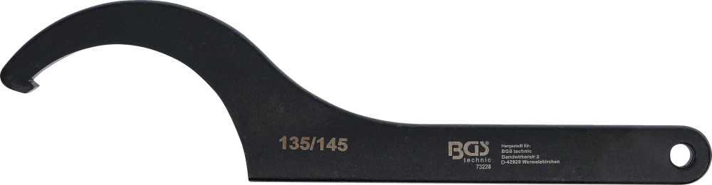 Horgas kulcs orral | 135 - 145 mm