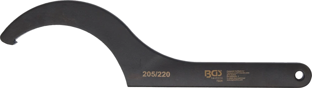 Horgas kulcs orral | 205 - 220 mm