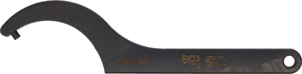 Horgas kulcs csappal | 120 - 130 mm