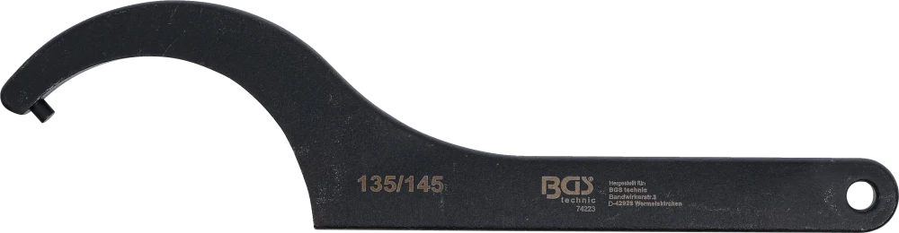 Horgas kulcs csappal | 135 - 145 mm