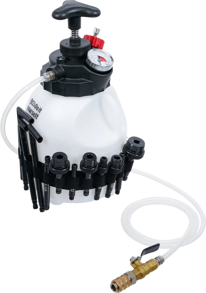 Hajtóműolaj-betöltő készülék kézi pumpával | 12 adapterrel | 3 l