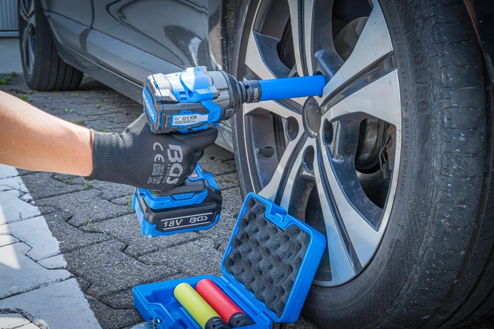 Légkulcsfej készlet | extra mély | 12,5 mm (1/2") | 17 / 19 / 21 mm | 3 darabos